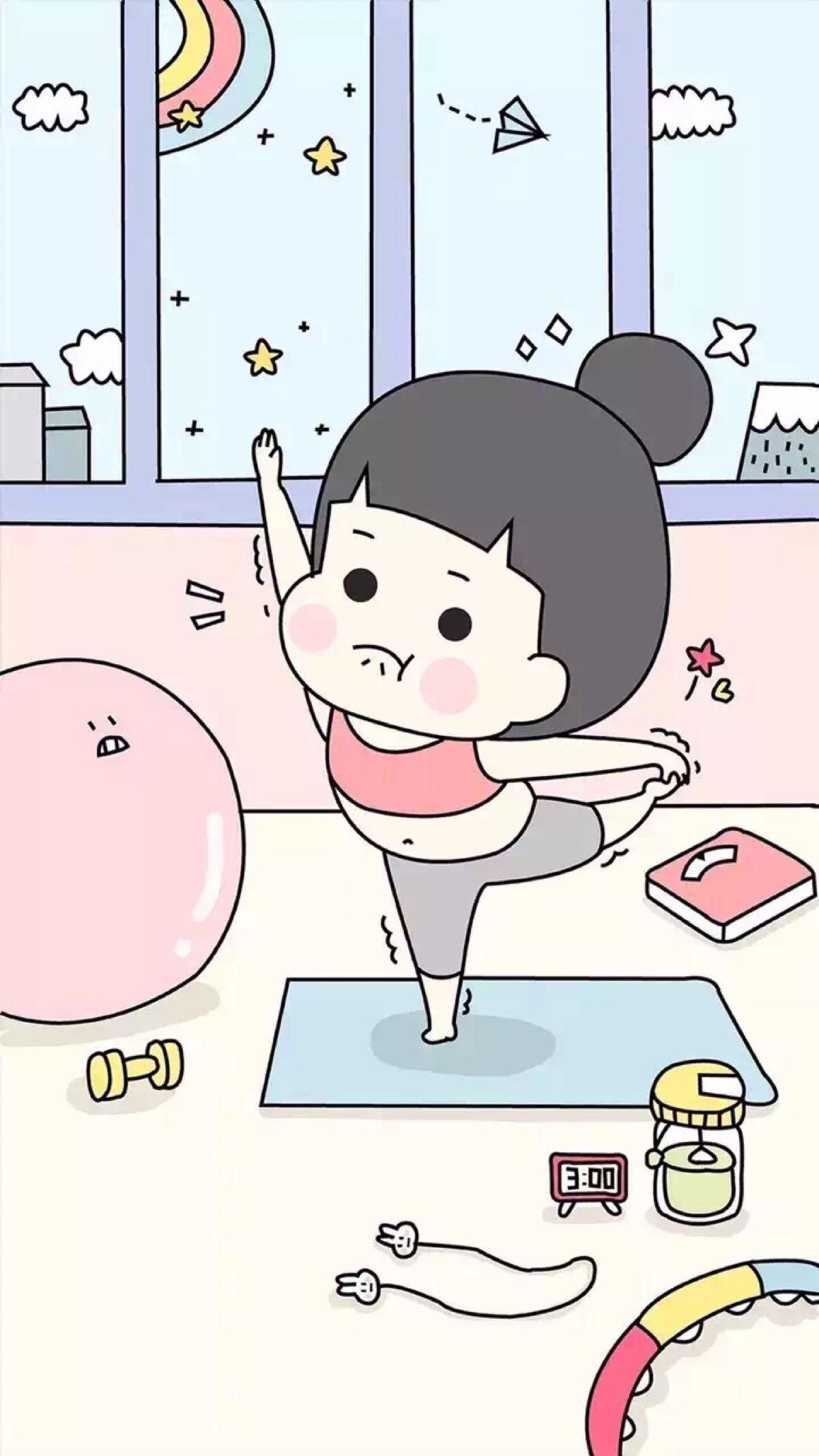 一位穿着黑灰色连衣裙慢跑的女士